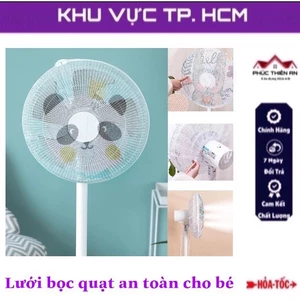 Lưới bọc quạt bảo vệ an toàn cho bé, ngăn bụi bẩn