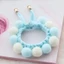 Vòng Đeo Cổ Bằng Cotton Đính Bóng Lông Dành Cho Thú Cưng