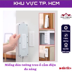 Miếng dán tường treo ổ cắm điện - đa năng, tiện dụng