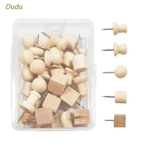 Bộ 30 Ghim Kim Loại Cho Bảng Bần Bằng Gỗ Tiện Dụng Trang Trí Nhà Cửa DIY