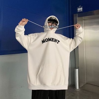 Áo Hoodie Dáng Rộng In Chữ Thời Trang Xuân Thu Cho Cặp Đôi