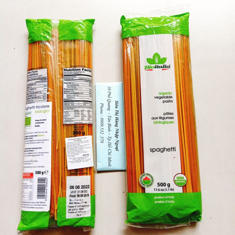 Mì Ý Rau Củ Bioitalia 500g | Shopee Việt Nam