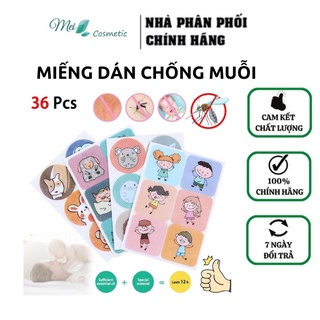 Miếng Dán Đuổi Muỗi Tinh Dầu Thực Vật Dành Cho Trẻ Em Và Người Lớn