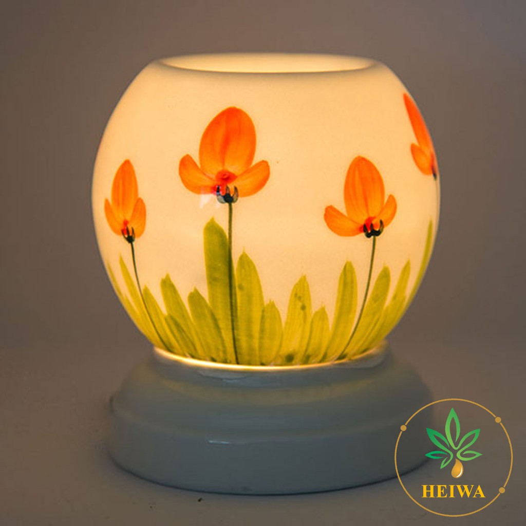Ảnh Đèn xông tinh dầu gốm sứ thấu quang thương hiệu HEIWA nhiều Size giúp xông phòng khử mùi cực tốt. 2