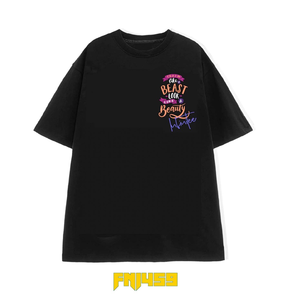 Áo thun INFINITEE Fni0459, Thun 100% Cotton - form rộng Unisex.