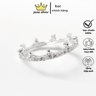 nhẫn vương miện ,  nữ hoàng , bạc ta - jena sliver