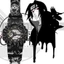SQ Naruto Uzumaki đồng thương hiệu đồng hồ điện tử gió đại học đồng hồ báo thức phát sáng chuyển động trẻ em