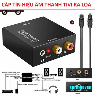 Bộ chuyển đổi âm thanh tivi ra loa quang học cao cấp loại tốt chinh hãng