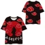 SY3 Naruto Anime Áo Thun Unisex Tay Ngắn Áo Itachi Sasuke Dáng Rộng Đồ Họa Áo YS3