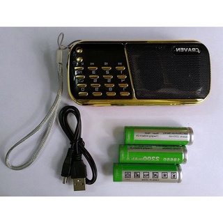 Loa nghe đài FM Craven CR-853 hỗ trợ 2 khe thẻ nhớ và 1 cổng USB - dung lượng pin khủng 6600mah