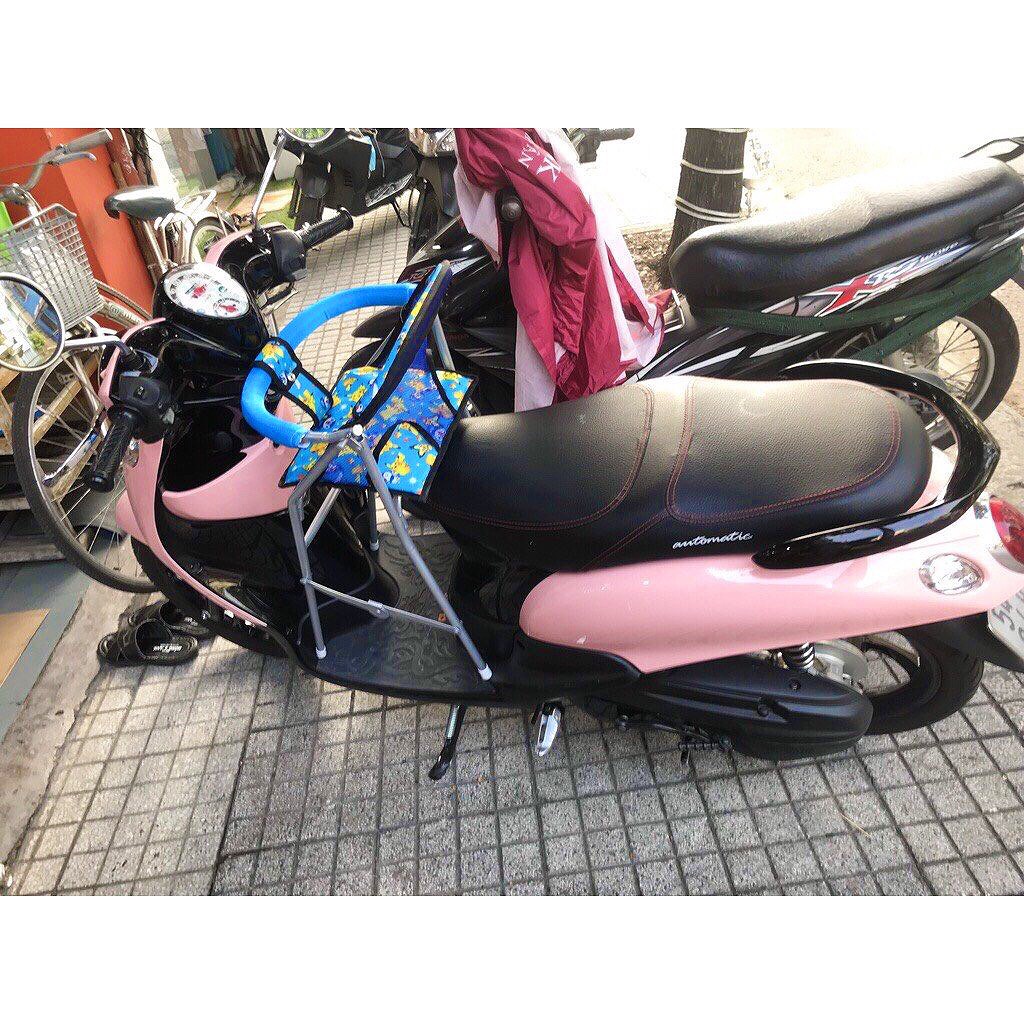 GHẾ NGỒI XE MÁY VISION-MIO-CLICK-VARIO-LUVIAS-JANUS-KLARA SẮT SƠN TĨNH ĐIỆN CHO BÉ