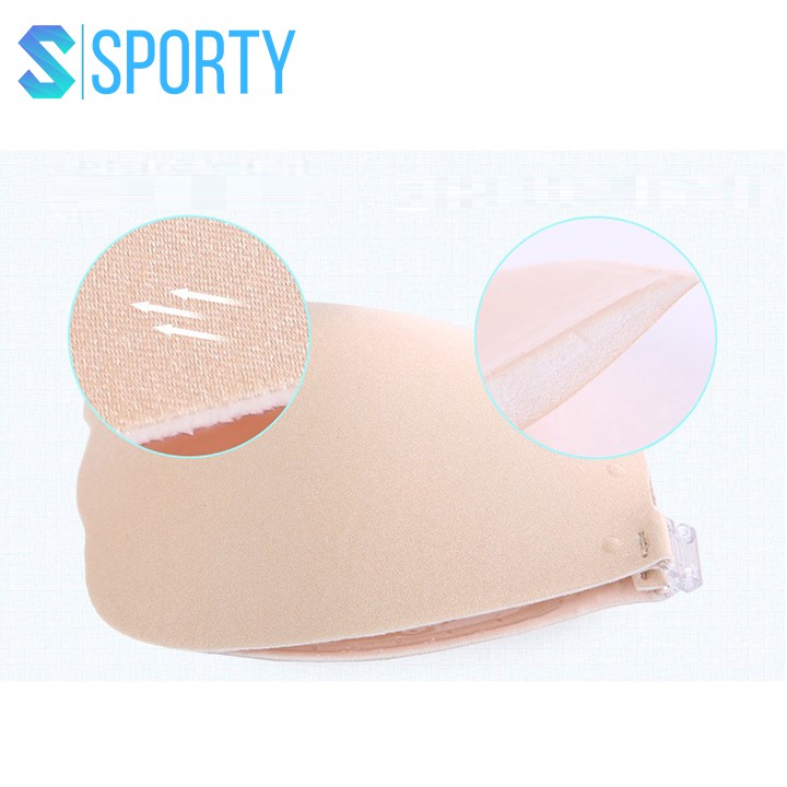 Miếng lót ngực bra cánh tiên cài trước, thiết kế không gọng, thoáng mát, thấm hút mô hôi ML6 SPORTY