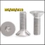 Bulong lục giác đầu bằng INOX 304 DIN7991 Ốc vít M6-M8-M10
