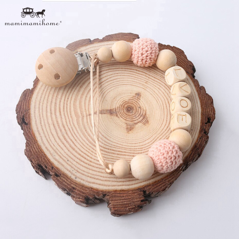 Ảnh Dây kẹp MAMIMAMIHOME giữ núm ti giả chất liệu tự nhiên an toàn cho bé mọc răng 3
