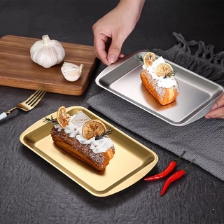 Khay Chữ Nhật 22*14cm Inox 304 Siêu Dày (bao test nam châm)