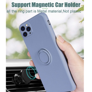 Ốp Lưng Cho iPhone 16 15 14 13 12 11 Pro Max Ốp Lưng Silicon Có Nhẫn Giá Đỡ Dành Cho iPhone X XS XR 7 8 SE2020 11 12 Pro Max 13 Mini Ốp Lưng