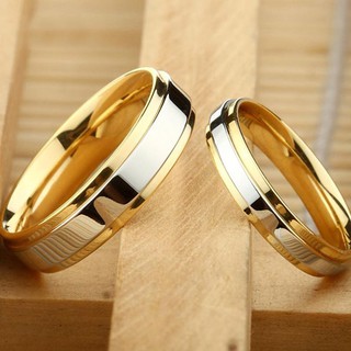 1 chiếc Nhẫn titanium 2 màu BHN48