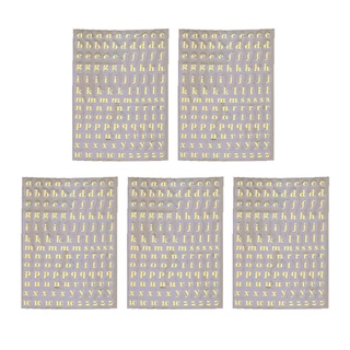 Kra 5 Cái 3mm Bảng Chữ Cái Chunky Long Lanh Nhựa Dính Trang Trí Dán Chữ Cái Engkish Số UV Epoxy Nhựa Lấp Đầy