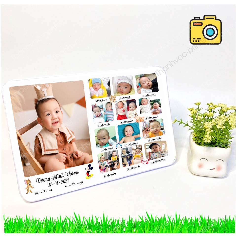 Khung ghép 12 tháng cho bé - Kỉ niệm những năm tháng đầu đời không thể quên