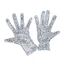 Pealike Sequin Găng Tay Ngắn Nam Nữ Blingbling Thêu Nữ Găng Tay Ngắn Buổi Tối Màn Hình Cảm Ứng Găng Tay Sáng Đa Năng