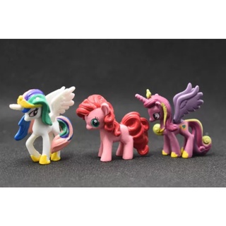 Bộ 12 mô hình chú ngựa My Little Pony dùng trang trí bánh sinh nhật
