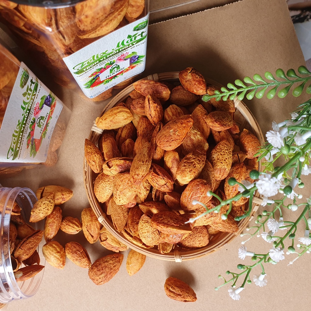 Hạnh nhân rang bơ Mỹ hủ 500gr