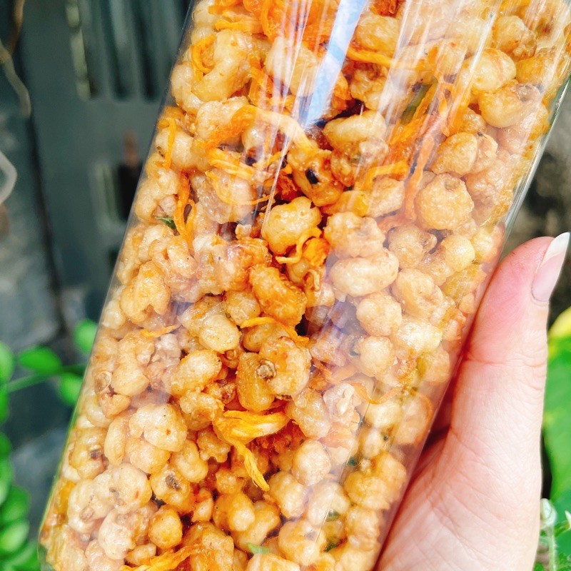 Bắp Chiên Giòn Mắm Lắc Khô Gà Lá Chanh - Hộp 320gr
