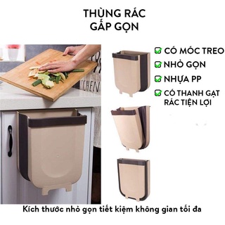 Thùng rác KaBin gấp gọn thông minh,Thùng rác gài tường bếp