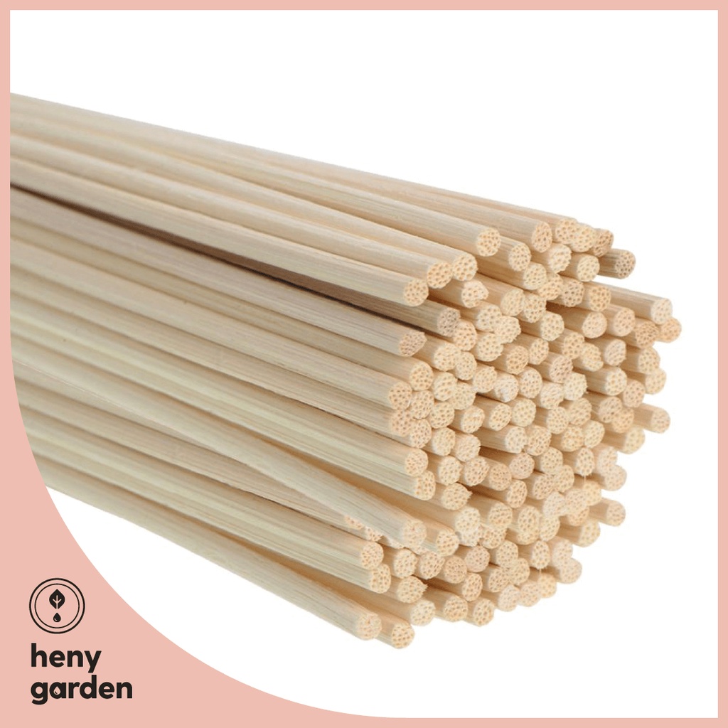 Ảnh Que Khuếch Tán Tinh Dầu Gỗ Mây Làm Thơm Phòng Heny Garden, Thay Thế Máy Khuếch Tán và Đèn Xông 1
