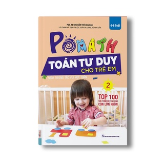 Sách - Combo 3 Cuốn Pomath Toán Tư Duy Cho Trẻ Em Từ 4 - 6 Tuổi (Tập 1,2,3) - Mcbooks Chính Hãng