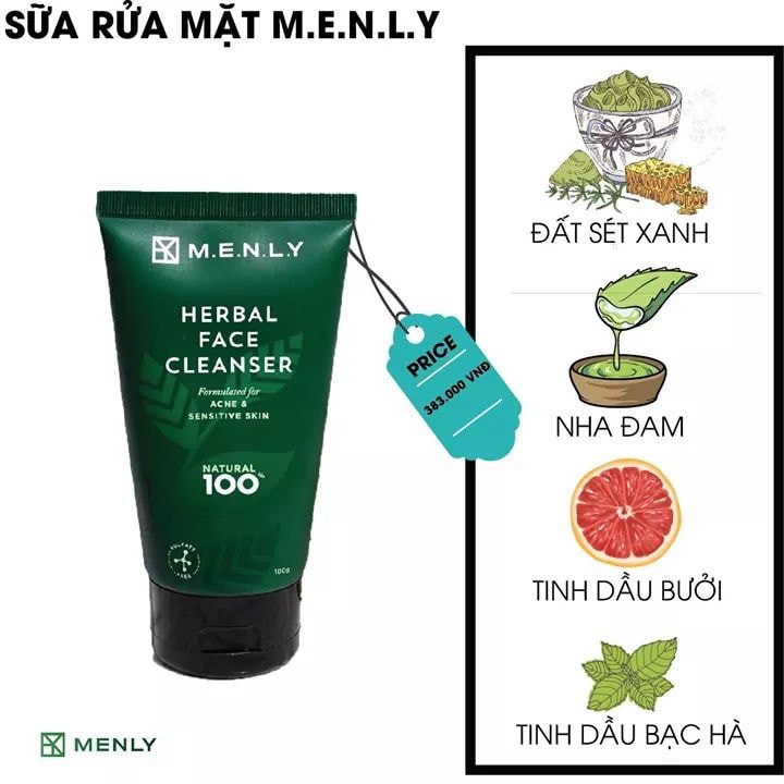 Sữa rửa mặt cho nam Menly | Shopee Việt Nam