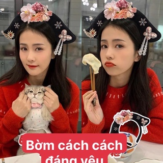 Cài Tóc Tua Rua Phong Cách Trung Hoa Bờm tóc Cách Cách Nương Nương Đáng Yêu