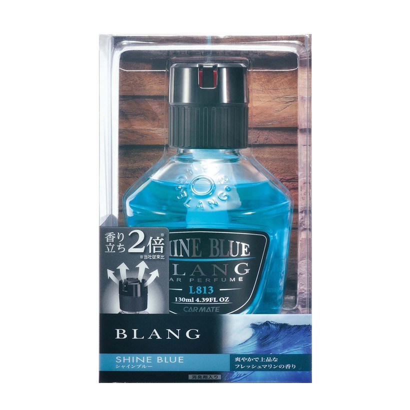 Nước Hoa Khử Mùi Trên Ô Tô CARMATE Blang Liquid VF L813 Shine Blue 130ml Phù Hợp Cho Nhiều Dòng Xe Ô Tô Xe Hơi Xe Tải