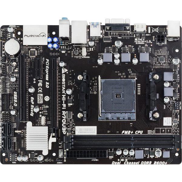 Combo Main biostar hi-fi a70u3p, CPU A10 7700k với VGA R7, Ram 8GB ...