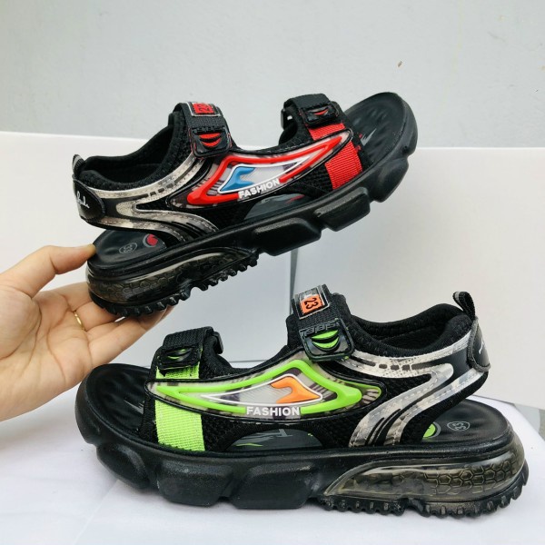 d??p sandal nam ??i h???c ch???ng tr??n tr?????t cao c???p cho b?? 3 ?????n 12 tu???i m??