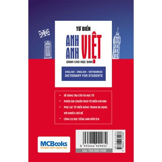 Sách - Từ điển Anh-Anh-Việt dành cho học sinh - MCBooks