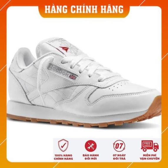 Ban Ch y Giay reebok Beyaz Classic Leather 49801 Ch t Nh t 2020 ban ch y nh t 2020 Shopee Vi t Nam