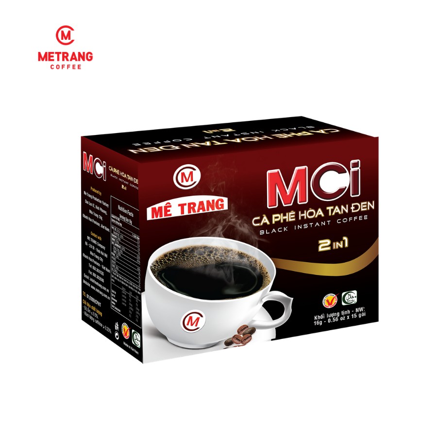 [Mã BMLTB35 giảm đến 35K đơn 99K] Cà phê Mê Trang hòa tan đen 2in1 (Mci2in1)
