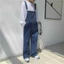 <<Có sẵn>> 018 Quần Yếm Denim Dáng Rộng Phong Cách Hàn Quốc Thời Trang Cho Nam Và Nữ