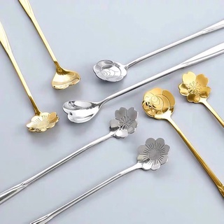 Thìa Nĩa Vàng, Muỗng Cafe, Dĩa Ăn Trái Cây Sang Trọng