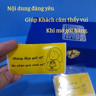 100 Tem dán tri ân khách hàng kích thước 7x4cm