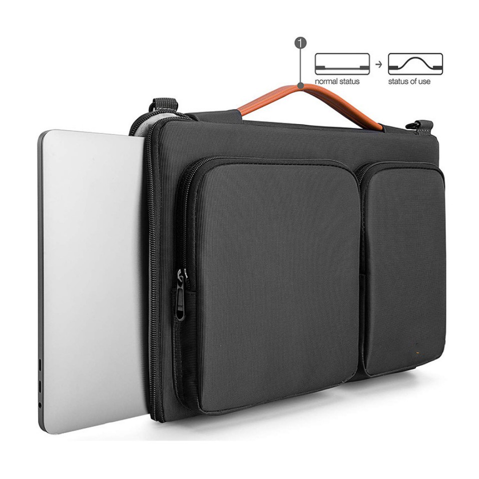 Túi đựng laptop chống sốc 360 độ, túi chống sốc laptop macbook đeo chéo ...