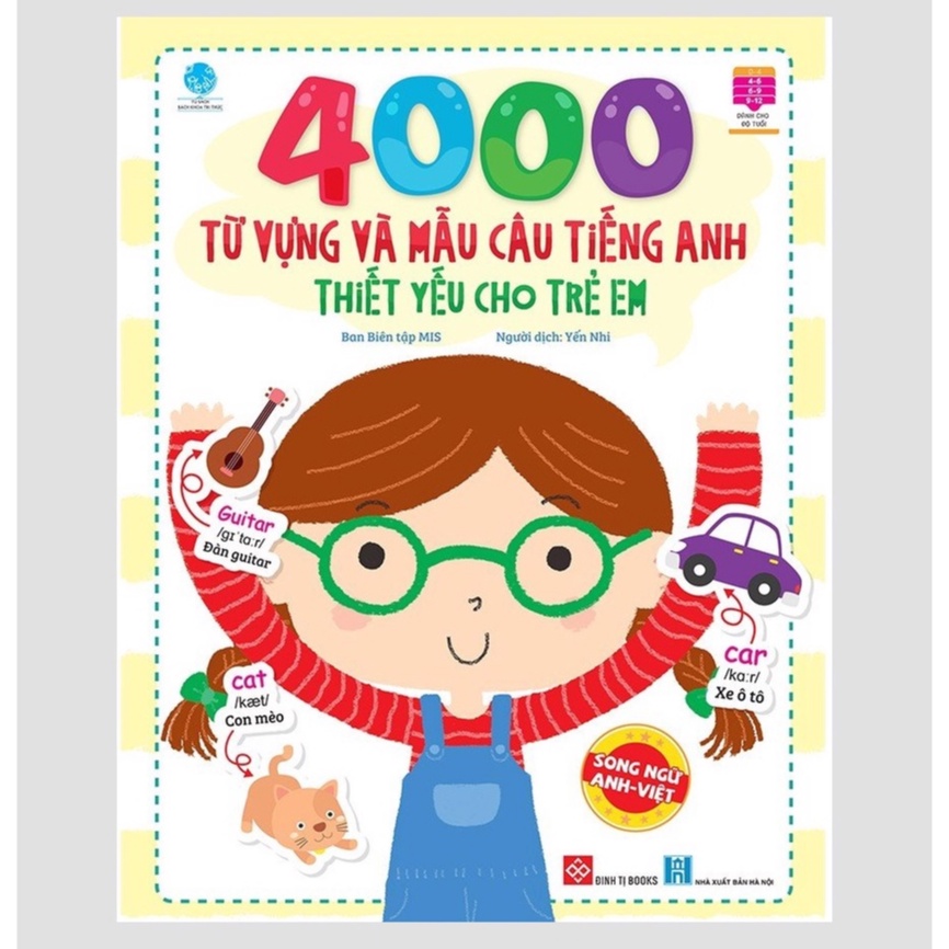 Sách - 4000 từ vựng và mẫu câu tiếng Anh thiết yếu cho trẻ em