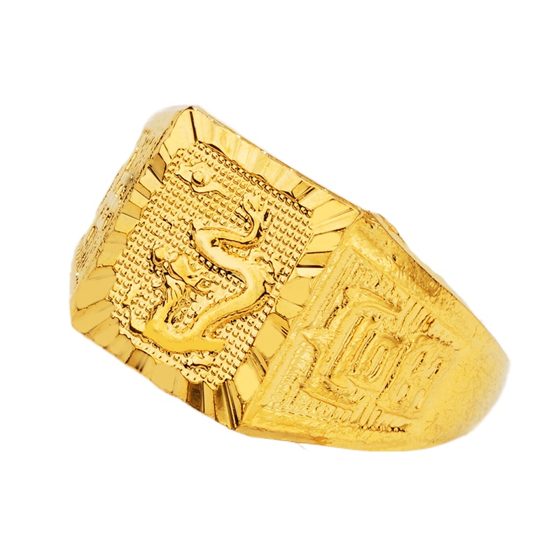 Men's Gold-Plated Ring, adjustable by q846144ga.vn