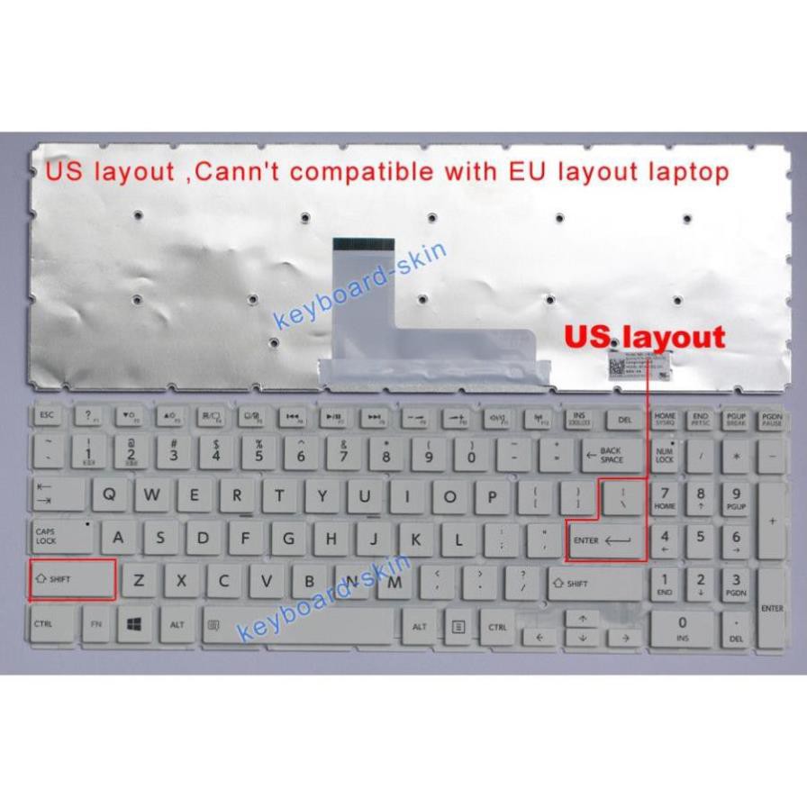 Teclado Español (la) Toshiba Satellite L55dt-b L55t-b Series | Meses Sin Interés - Foto 8