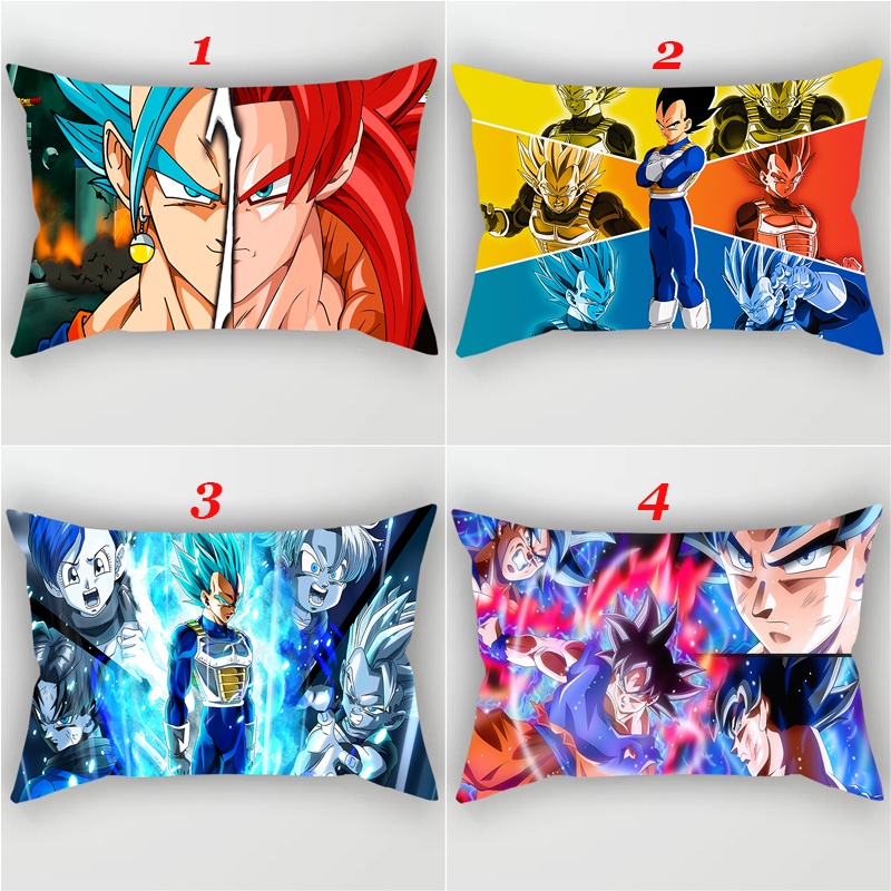 Vỏ Gối Đơn In Hình Goku Dragon Ball Chất Liệu Polyeste