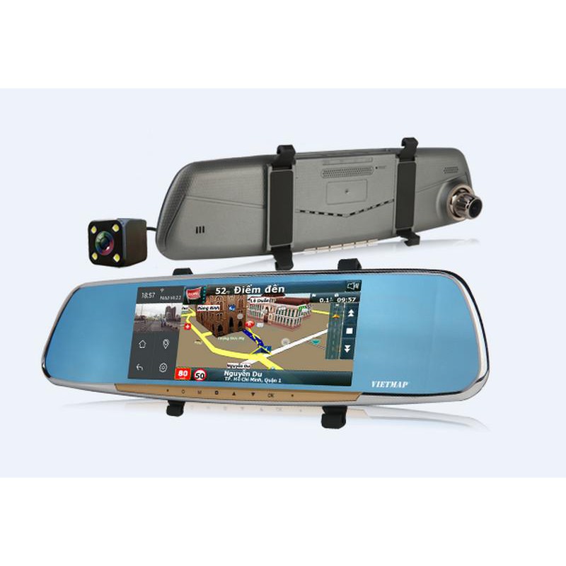 Vietmap G-79 Camera hành trình kẹp gương đa năng tích hợp dẫn đường ...