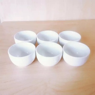 Set 6  Chén (Tách) Trà không Quai Bát Tràng Loại Nhỡ Hàng Đẹp