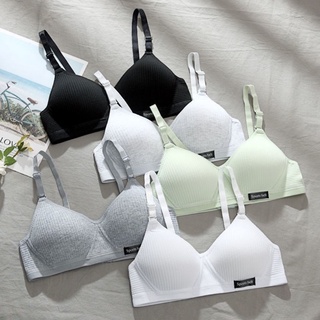 Áo ngực nữ không gọng đệm mút mỏng chất cotton mặc thoải mái 3 nấc cài điều chỉnh tiện lợi DEVARI A554