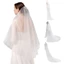 Phụ kiện váy cưới Mya Veil cô dâu cho sợi khỏa thân kéo dài cực dài P